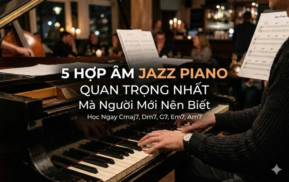 5 Hợp Âm Jazz Piano Quan Trọng Nhất Mà Người Mới Nên Biết