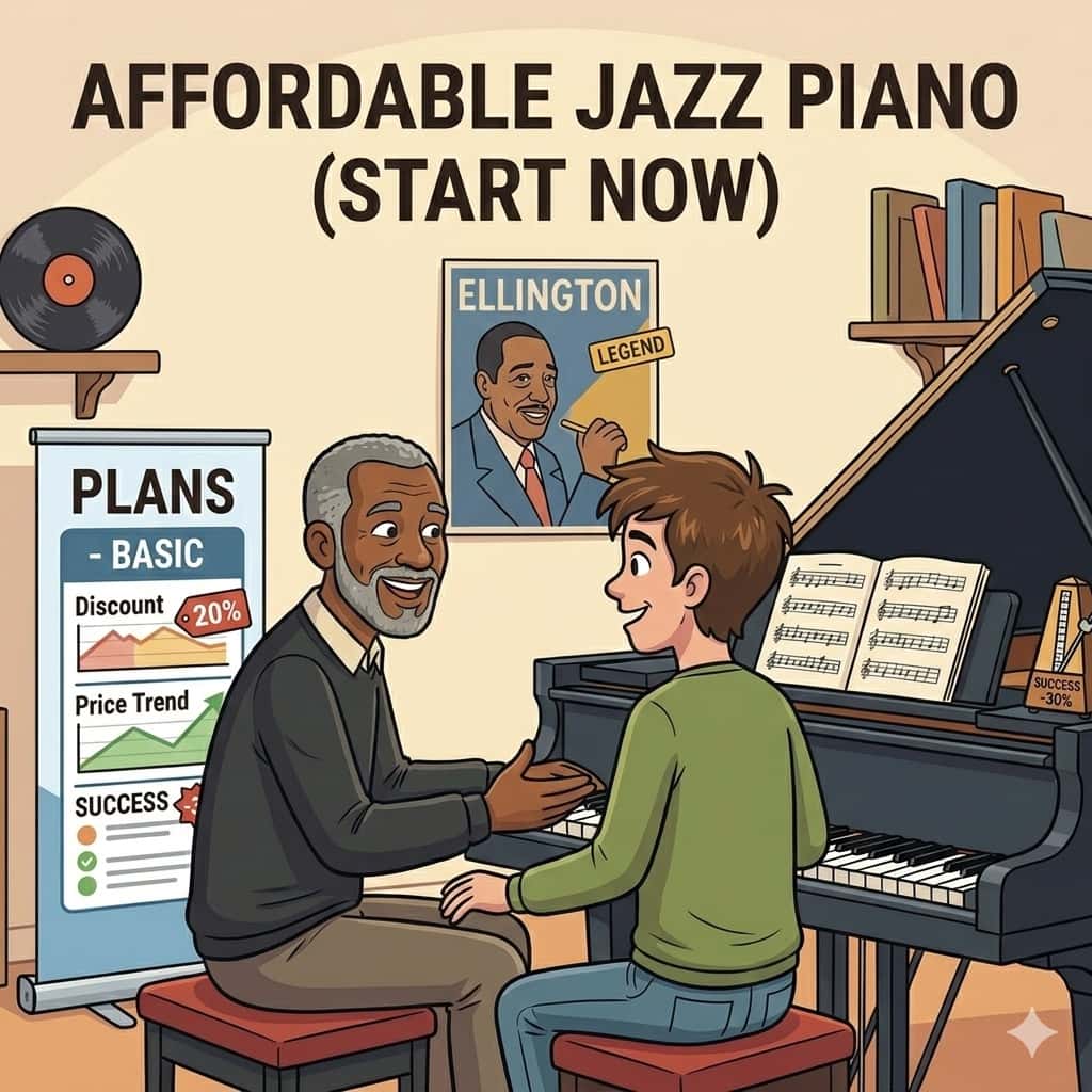 Affordable Jazz Piano Lessons and Tutorials for Beginners