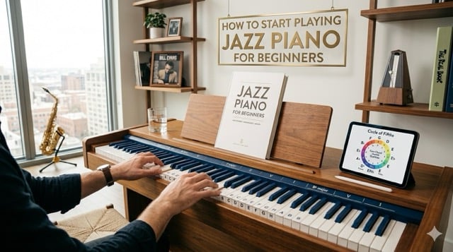 Blog post image: How to Start Playing Jazz Piano for Beginners