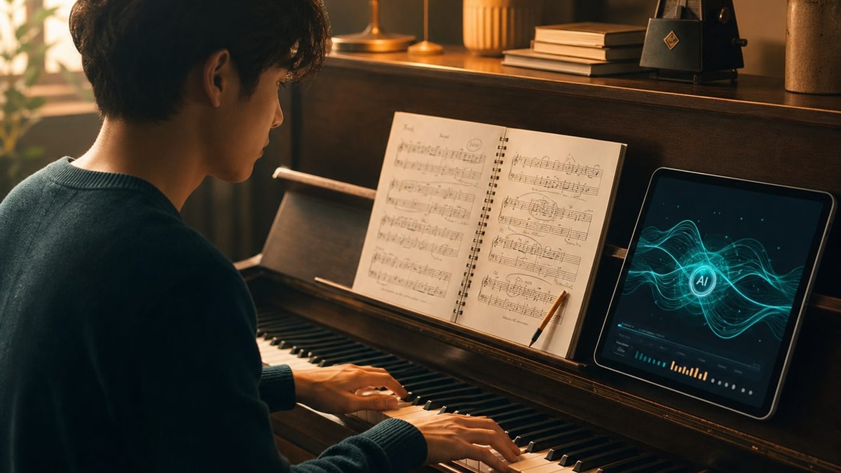 Hình ảnh bài viết: AI cover và bản quyền âm nhạc: người học piano cần biết gì trong năm 2026?