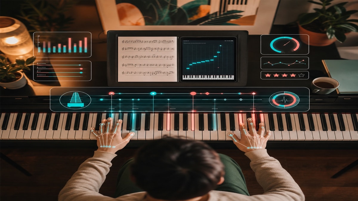 Blog post image: AI chấm bài piano theo thời gian thực: luyện tập thông minh mà không mất cảm xúc