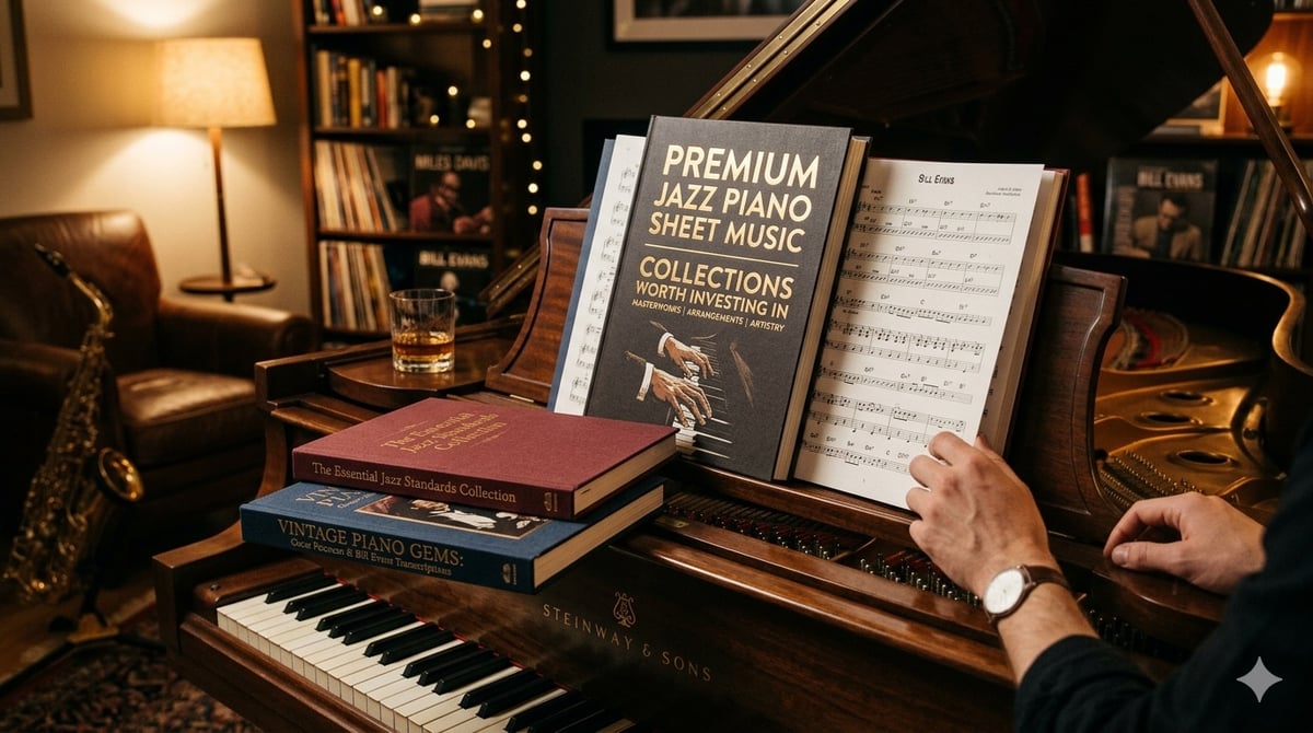 Blog post image: Premium Jazz Piano Sheet Music Collections worth Investing In
